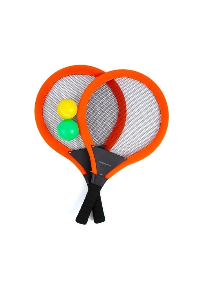 DAISO Racket & Ball Set - Orange - Image 1